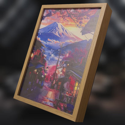 Japonsko mesto in Mount Fuji (4 v 1)